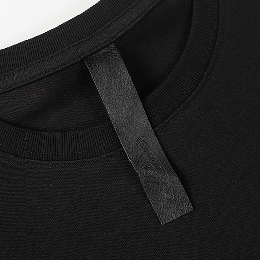 クロムハーツ  ヘビーカラークロスホットドリルラウンドネック半袖Tシャツ