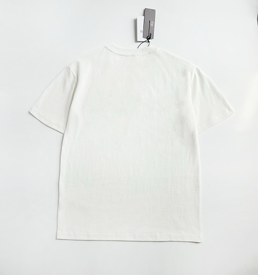 ディオール  フロント水溶性ファッション刺繍プリント柄半袖Tシャツ