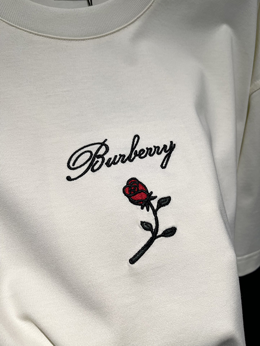 バーバリースーパーコピー  新しいローズコットン半袖Tシャツ