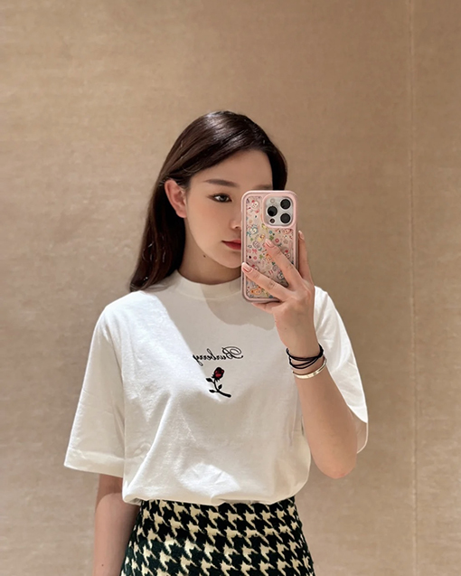 バーバリースーパーコピー  新しいローズコットン半袖Tシャツ