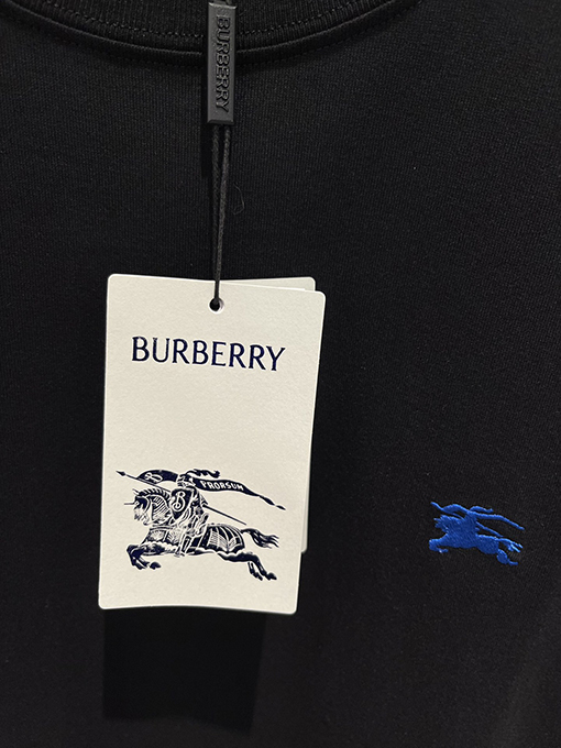 バーバリー  新しいメンズ軍馬クルーネック半袖Tシャツ