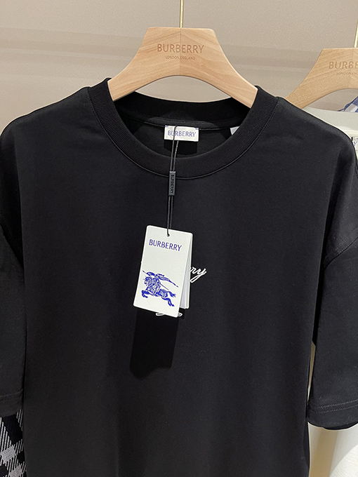バーバリースーパーコピー  新しいローズコットン半袖Tシャツ