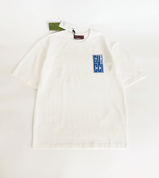 グッチスーパーコピー  新しいファッションプリント半袖Tシャツ