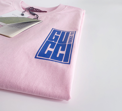 グッチスーパーコピー  新しいファッションプリント半袖Tシャツ
