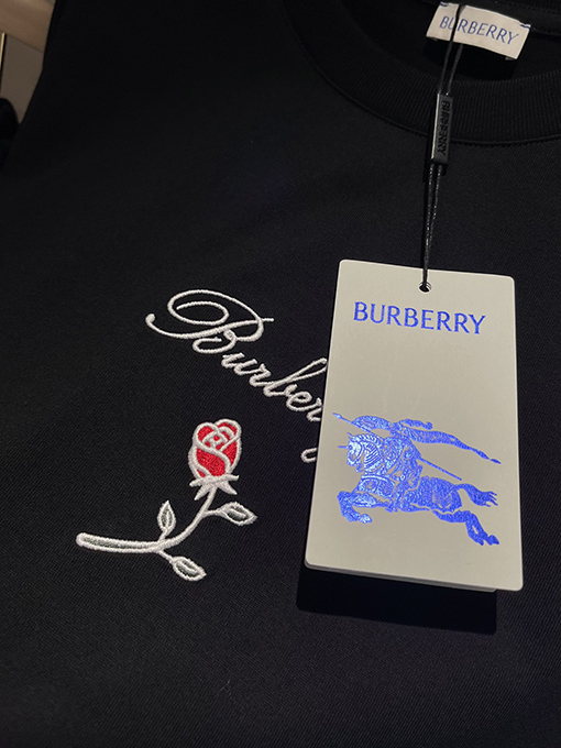 バーバリースーパーコピー  新しいローズコットン半袖Tシャツ