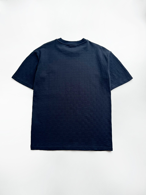 ルイヴィトン  フルサイズダミエジャカード織り刺繍半袖Tシャツ