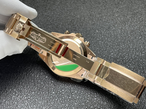 ロレックス   クラシックな金箔アイレインボー腕時計
