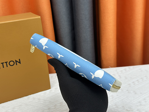 ルイヴィトン  モノグラムコーティングキャンバスジッパー財布 M80361 M60017