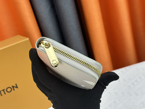 ルイヴィトン  モノグラムコーティングキャンバスジッパー財布 M80361 M60017