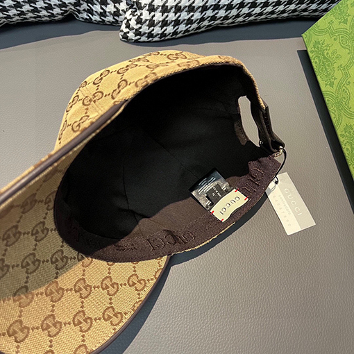 グッチ  NY刺繍ロゴファッションサンハット