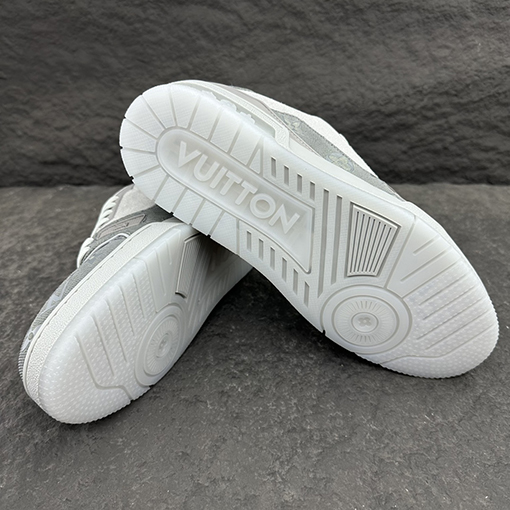 ルイヴィトン    ダミエ3 Dデニム LV アルファベットスニーカー