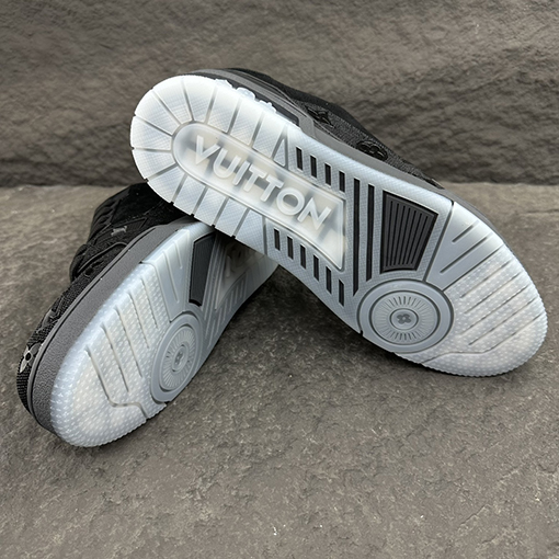 ルイヴィトン    ダミエ3 Dデニム LV アルファベットスニーカー