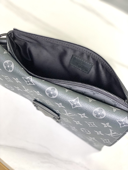 ルイヴィトン   モノグラム・エクリプスコーティングキャンバス LV クラッチバッグ
