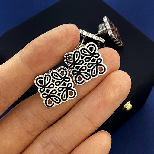 ロエベ  ジオメトリックスクエアピアス