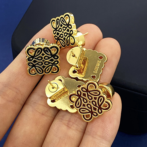 ロエベ  ジオメトリックスクエアピアス