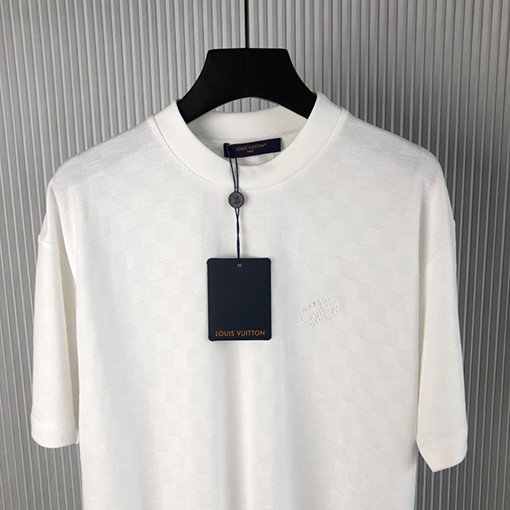 ルイヴィトンコピー 新しい DAMIER パールコットン半袖Tシャツ