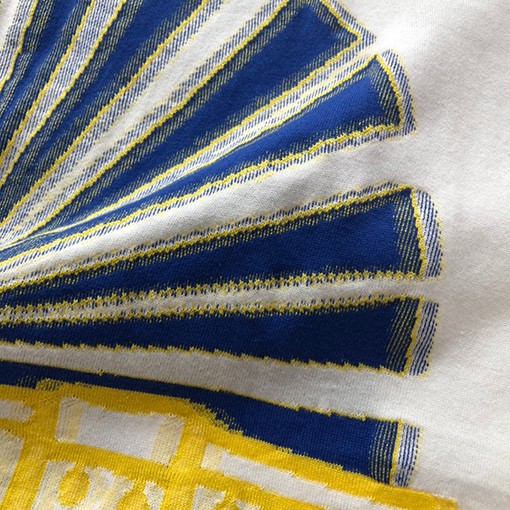ルイヴィトン 新しいピクセル埋め込みニット半袖Tシャツ