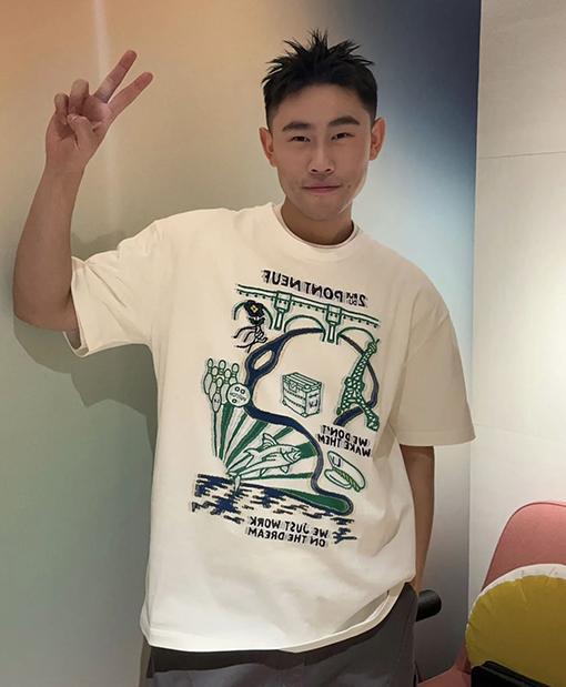 ルイヴィトン 新しいピクセル埋め込みニット半袖Tシャツ