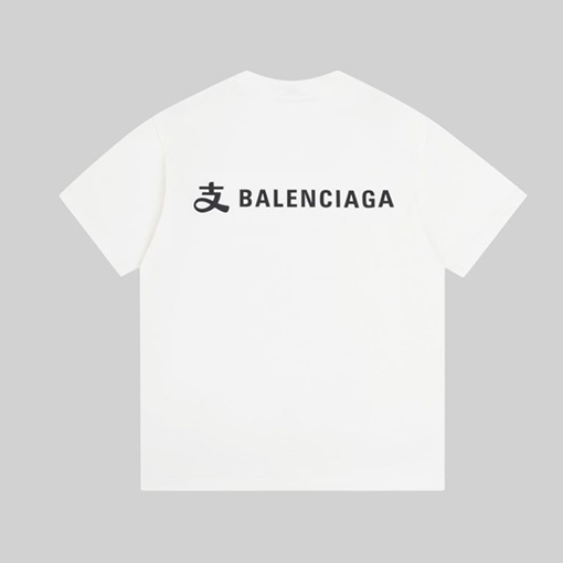 バレンシアガ  アリペイコラボプリント半袖Tシャツ