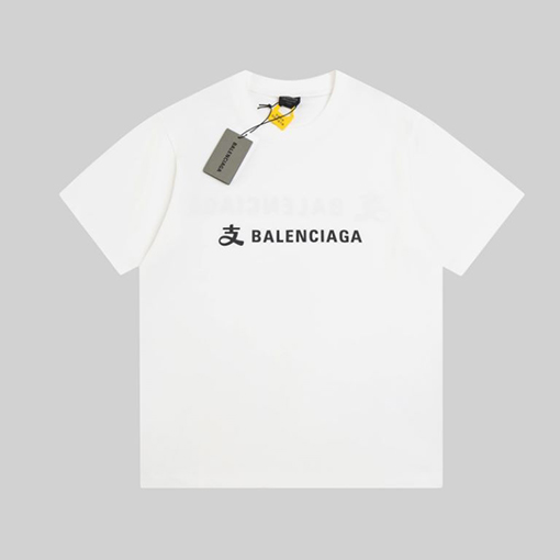バレンシアガ  アリペイコラボプリント半袖Tシャツ