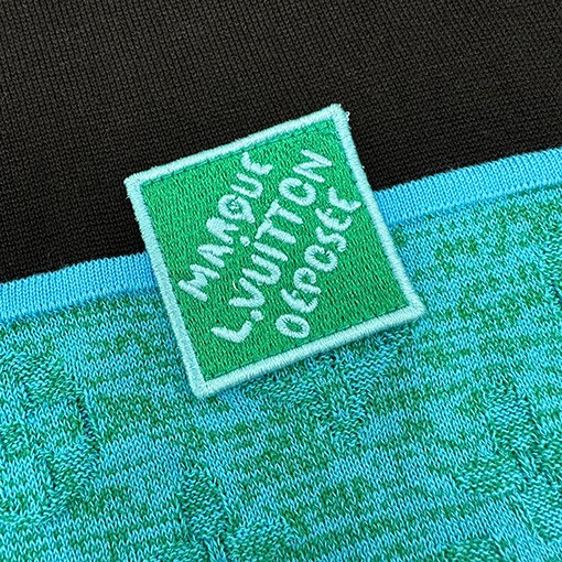 ルイヴィトンスーパーコピーパッチワークモノグラム ニット 半袖 Tシャツの通販
