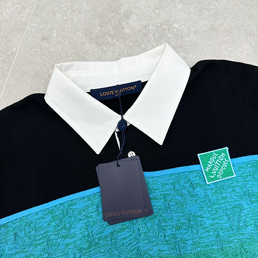 ルイヴィトンスーパーコピーパッチワークモノグラム ニット 半袖 Tシャツの通販