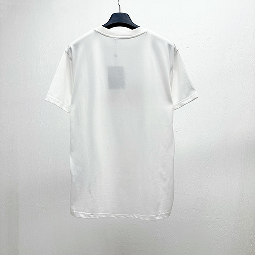 ルイヴィトンスーパーコピー刺繍 ロゴ 半袖Tシャツ