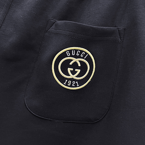 グッチヴィンテージGGレター1921刺繍ショーツ