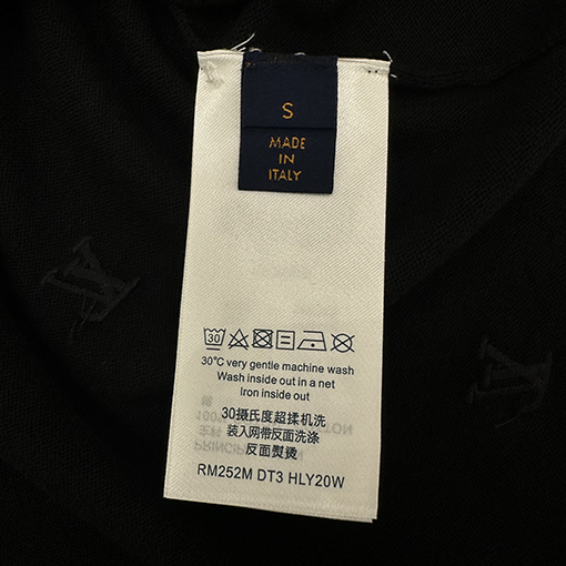ルイヴィトン小さなロゴ刺繍ニット半袖Tシャツ