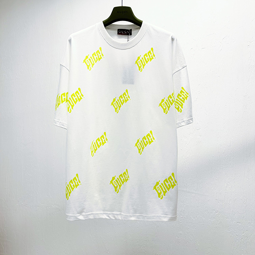 グッチフルプリント半袖Tシャツ