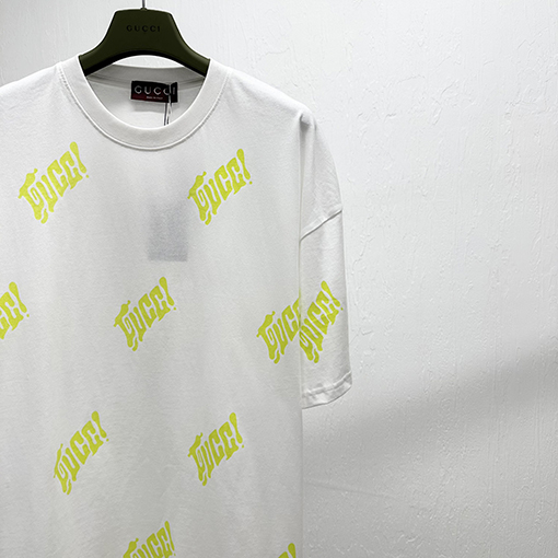 グッチフルプリント半袖Tシャツ