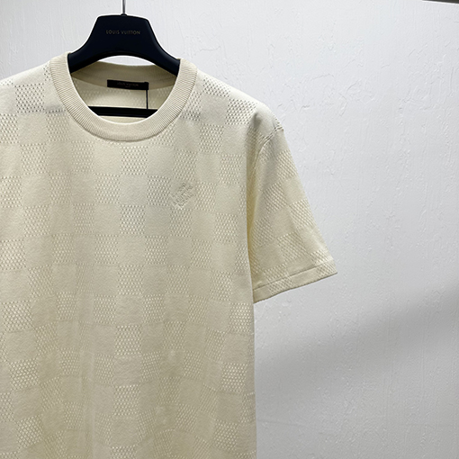 ルイヴィトンチェック柄半袖Tシャツ