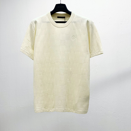 ルイヴィトンチェック柄半袖Tシャツ