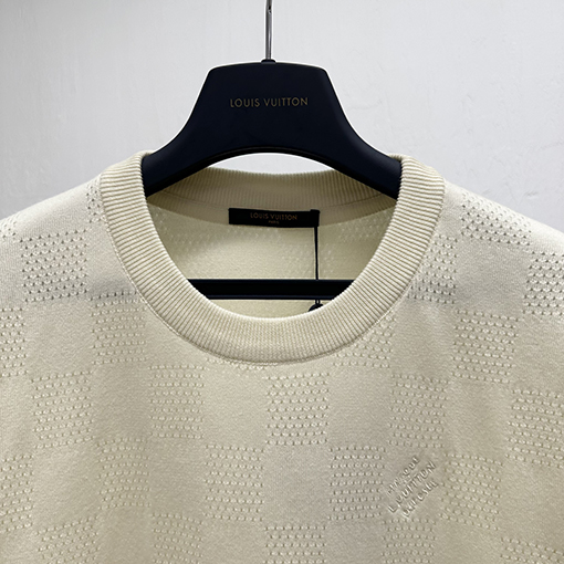 ルイヴィトンチェック柄半袖Tシャツ