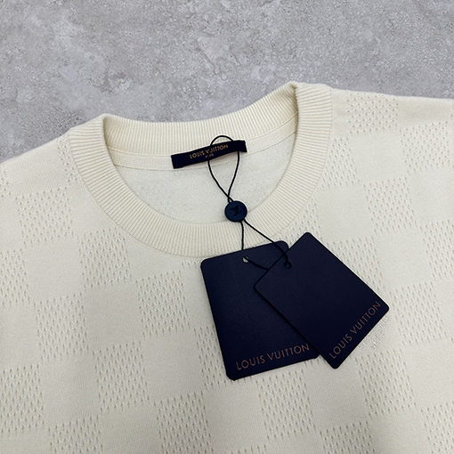 ルイヴィトンチェック柄半袖Tシャツ