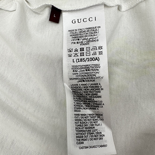 グッチフルプリント半袖Tシャツ
