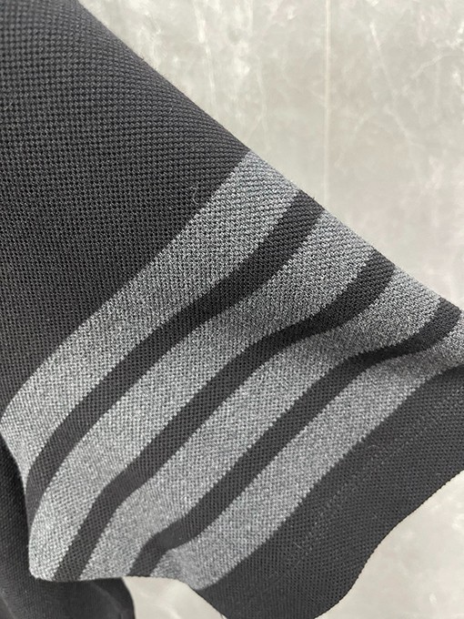 トムブラウンコットンポロ半袖シャツ