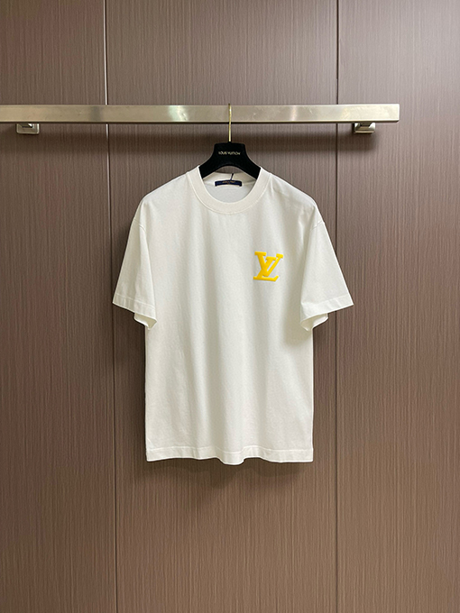 ルイヴィトン限定新作ロゴプリント半袖Tシャツ