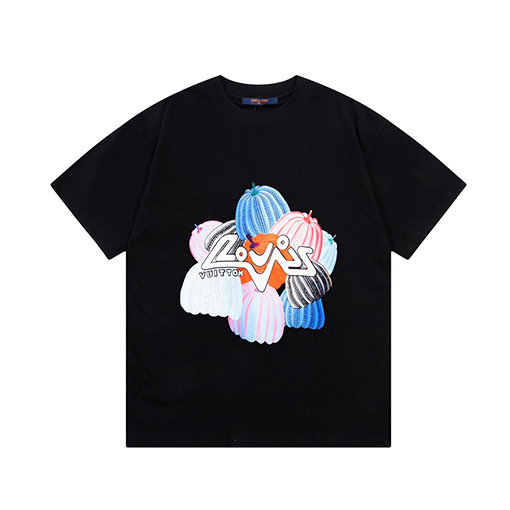 ルイヴィトンカボチャのアルファベットプリントTシャツ