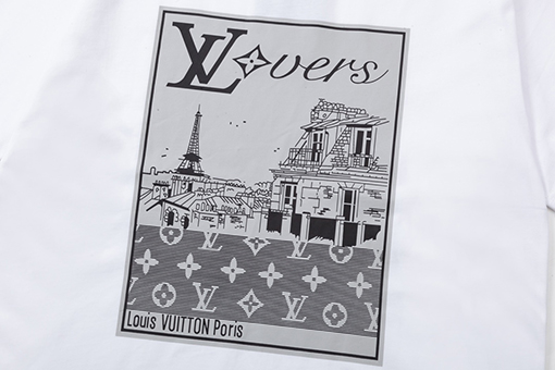 ルイヴィトン風景画像フルプリントTシャツ