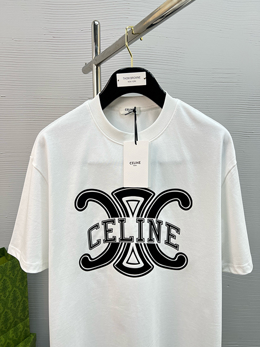 セリーヌスーパーコピー25SSクラシックカラーTシャツ