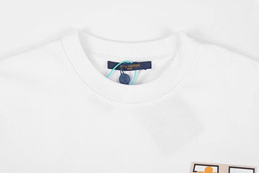 ルイヴィトンパッチワークロゴプリントTシャツ半袖シャツ