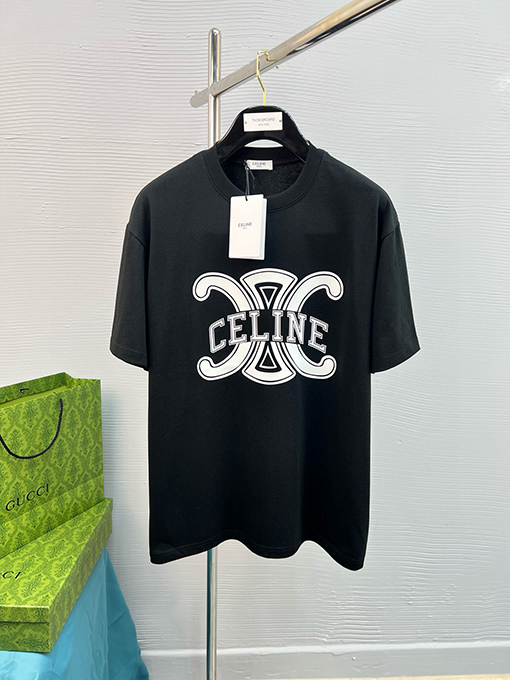セリーヌスーパーコピー25SSクラシックカラーTシャツ