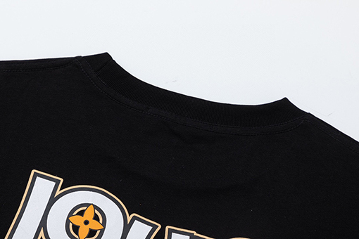 ルイヴィトンパッチワークロゴプリントTシャツ半袖シャツ