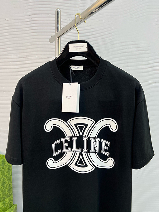セリーヌスーパーコピー25SSクラシックカラーTシャツ