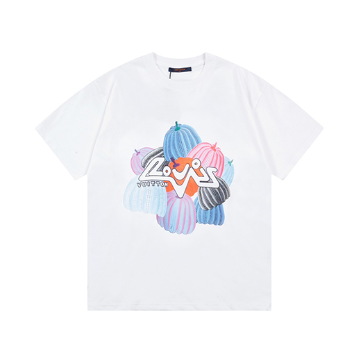 ルイヴィトンカボチャのアルファベットプリントTシャツ