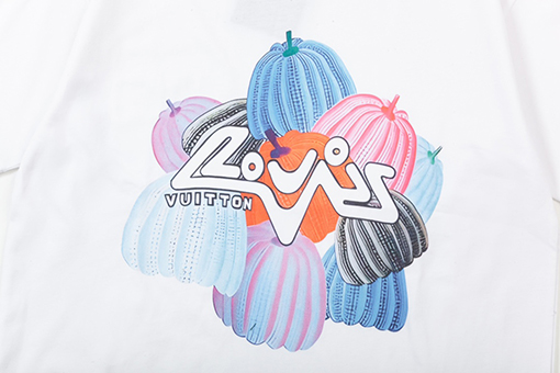 ルイヴィトンカボチャのアルファベットプリントTシャツ