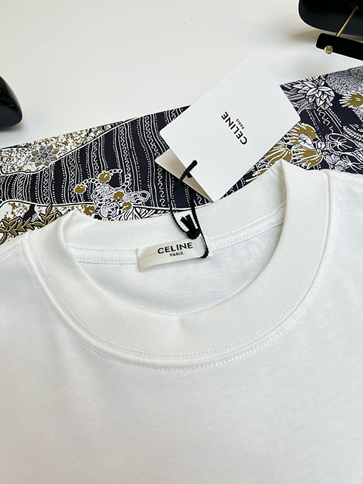 セリーヌスーパーコピー25SSクラシックカラーTシャツ