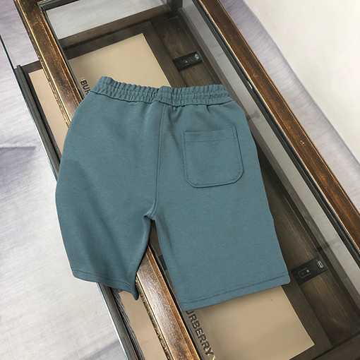 バーバリー刺繍のロゴが付いたカジュアルショーツ