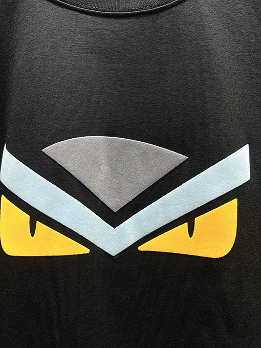 フェンディスーパーコピー新しいモンスターロゴベストTシャツ
